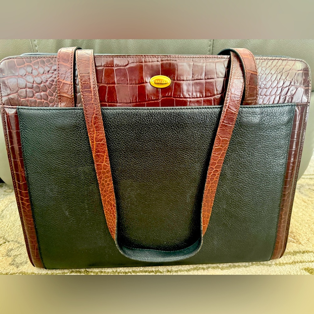 Vintage Bally Leather Tote